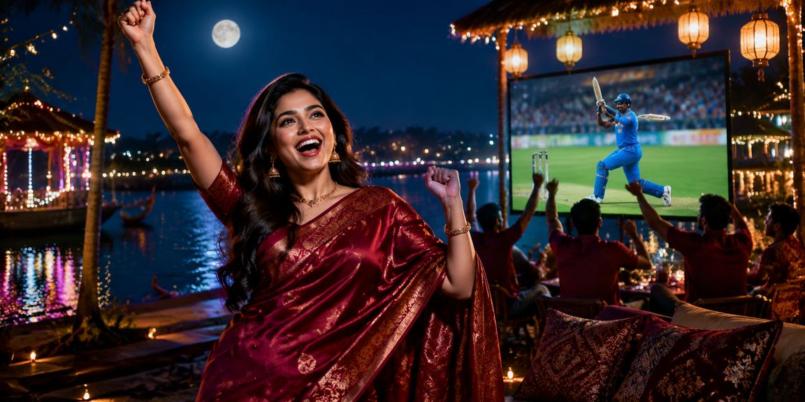কমলা ক্রিকেট বেটিং মোবাইলে করছে একজন ব্যবহারকারী